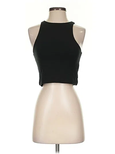 Pre-owned Jcrew Tank Top Black Halter Neckline Tops