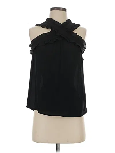 Pre-owned Jcrew Tank Top Black Halter Neckline Tops