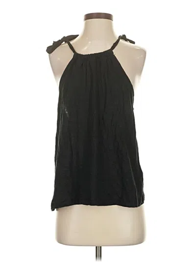 Pre-owned Jcrew Tank Top Black Halter Neckline Tops