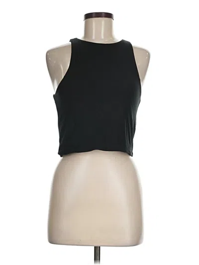 Pre-owned Jcrew Tank Top Black Halter Neckline Tops