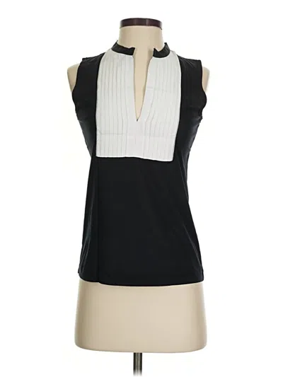 Pre-owned Jcrew Tank Top Black Halter Neckline Tops