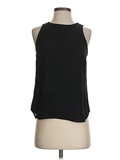 Pre-owned Jcrew Tank Top Black Halter Neckline Tops