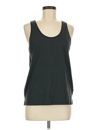 Pre-owned Jcrew Tank Top Black Halter Neckline Tops