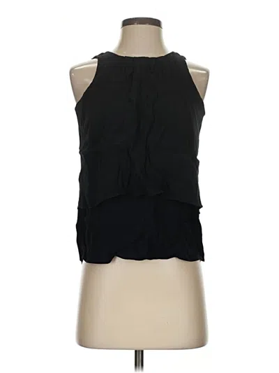 Pre-owned Jcrew Tank Top Black Halter Neckline Tops
