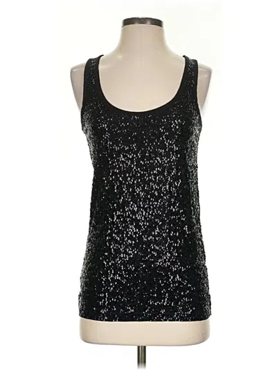Pre-owned Jcrew Tank Top Black Halter Neckline Tops