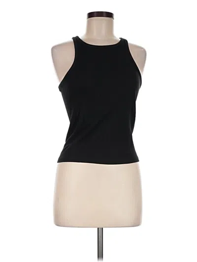 Pre-owned Jcrew Tank Top Black Halter Neckline Tops