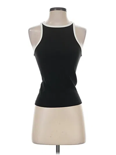Pre-owned Jcrew Tank Top Black Halter Neckline Tops