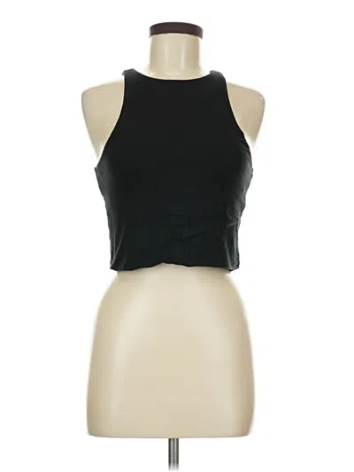 Pre-owned Jcrew Tank Top Black Halter Neckline Tops