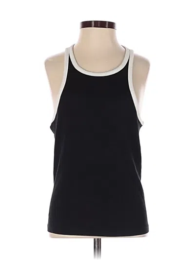 Pre-owned Jcrew Tank Top Black Halter Neckline Tops