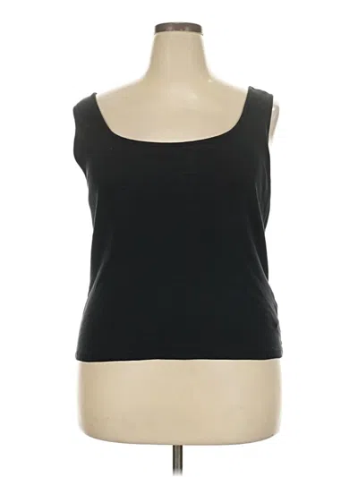 Pre-owned Jcrew Tank Top Black Open Neckline Tops