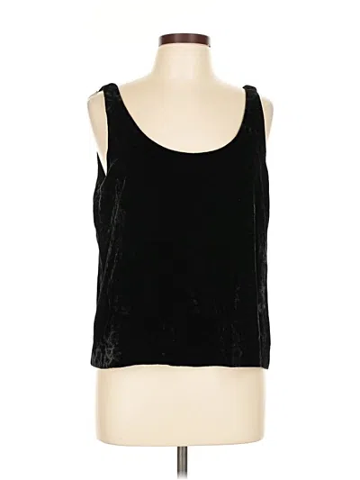 Pre-owned Jcrew Tank Top Black Square Neckline Tops
