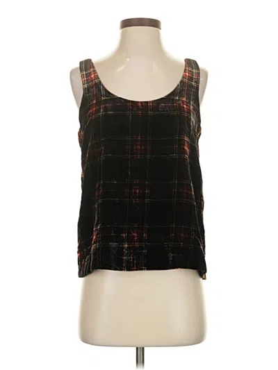 Pre-owned Jcrew Tank Top Black Square Neckline Tops
