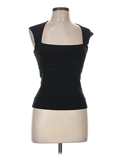 Pre-owned Jcrew Tank Top Black Square Neckline Tops