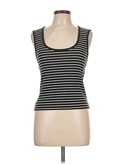 Pre-owned Jcrew Tank Top Black Strapless Neckline Tops