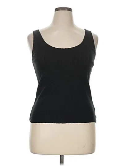 Pre-owned Jcrew Tank Top Black Strapless Neckline Tops
