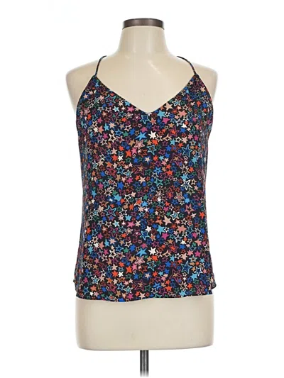 Pre-owned Jcrew Tank Top Blue Halter Neckline Tops