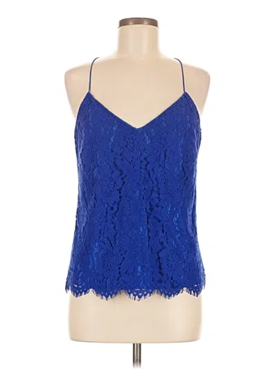 Pre-owned Jcrew Tank Top Blue Halter Neckline Tops