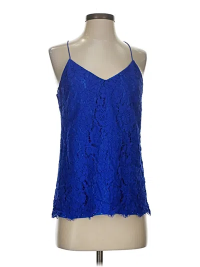 Pre-owned Jcrew Tank Top Blue Halter Neckline Tops