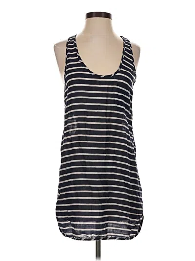 Pre-owned Jcrew Tank Top Blue Halter Neckline Tops