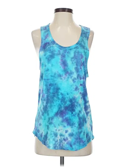 Pre-owned Jcrew Tank Top Blue Halter Neckline Tops