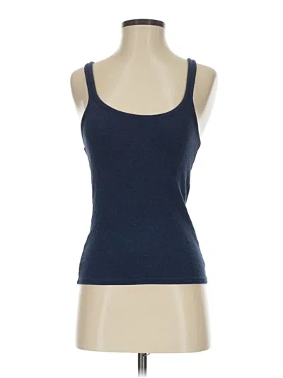 Pre-owned Jcrew Tank Top Blue Strapless Neckline Tops