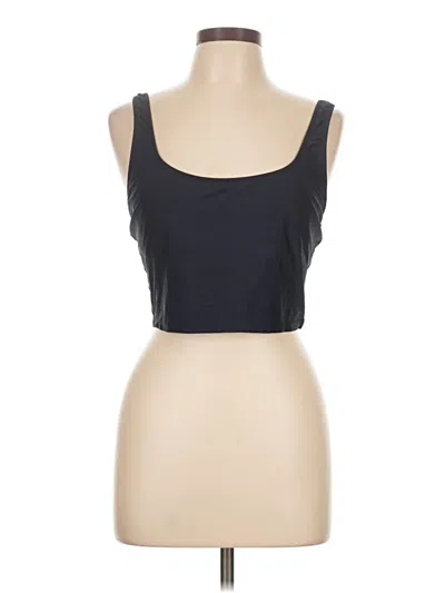 Pre-owned Jcrew Tank Top Blue Strapless Neckline Tops