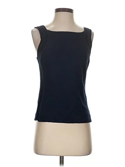 Pre-owned Jcrew Tank Top Blue Strapless Neckline Tops