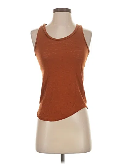 Pre-owned Jcrew Tank Top Brown Halter Neckline Tops