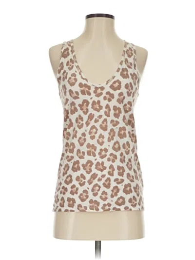 Pre-owned Jcrew Tank Top Brown Halter Neckline Tops