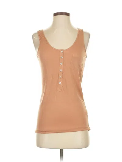 Pre-owned Jcrew Tank Top Brown Sweetheart Neckline Tops