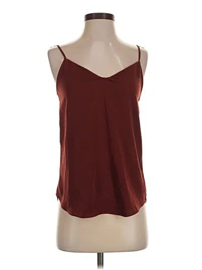 Pre-owned Jcrew Tank Top Burgundy Strapless Neckline Tops