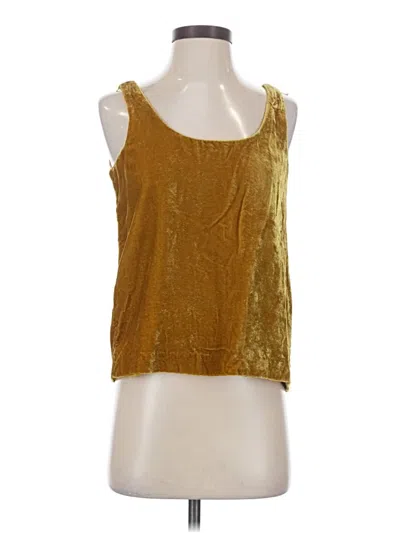 Pre-owned Jcrew Tank Top Gold Square Neckline Tops
