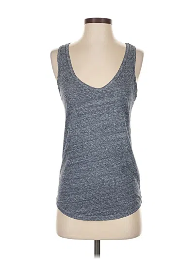 Pre-owned Jcrew Tank Top Gray Plunge Neckline Tops