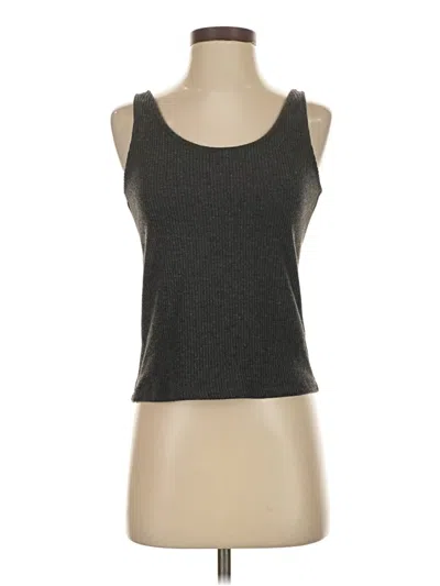 Pre-owned Jcrew Tank Top Gray Scoop Neck Tops