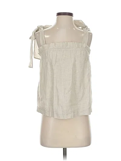 Pre-owned Jcrew Tank Top Gray Strapless Neckline Tops