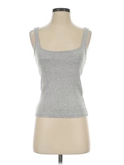 Pre-owned Jcrew Tank Top Gray Strapless Neckline Tops