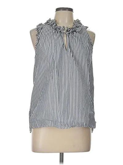Pre-owned Jcrew Tank Top Gray Tie Neck Tops