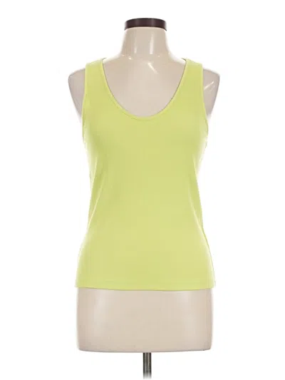 Jcrew Tank Top Green Halter Neckline Tops