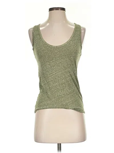 Pre-owned Jcrew Tank Top Green Strapless Neckline Tops