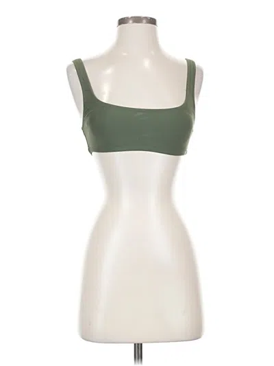 Pre-owned Jcrew Tank Top Green Strapless Neckline Tops