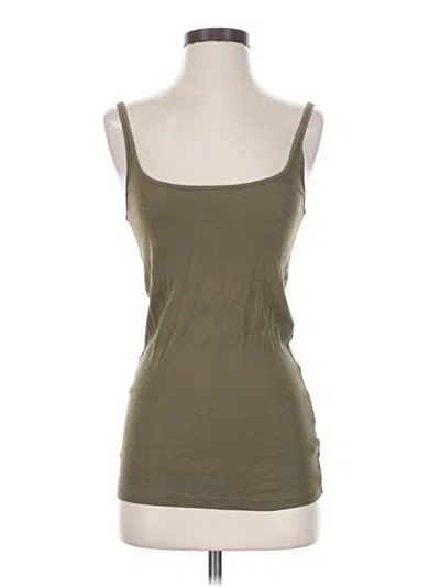 Pre-owned Jcrew Tank Top Green Strapless Neckline Tops