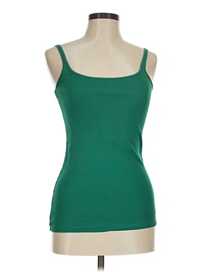 Pre-owned Jcrew Tank Top Green Strapless Neckline Tops