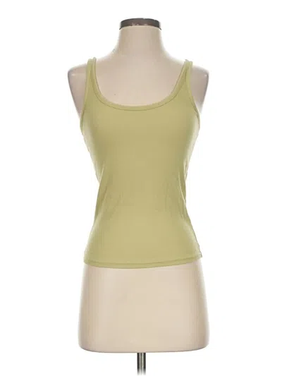 Pre-owned Jcrew Tank Top Green Strapless Neckline Tops