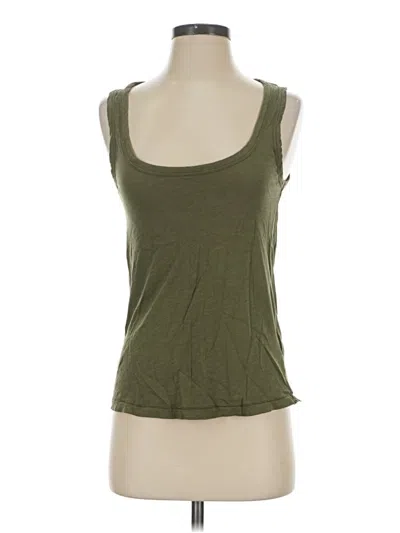 Pre-owned Jcrew Tank Top Green Strapless Neckline Tops