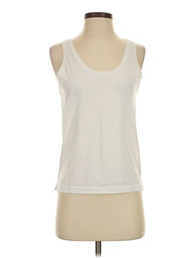 Pre-owned Jcrew Tank Top Ivory Halter Neckline Tops