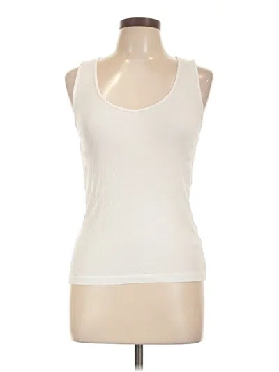 Pre-owned Jcrew Tank Top Ivory Halter Neckline Tops
