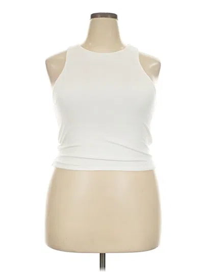 Pre-owned Jcrew Tank Top Ivory Halter Neckline Tops