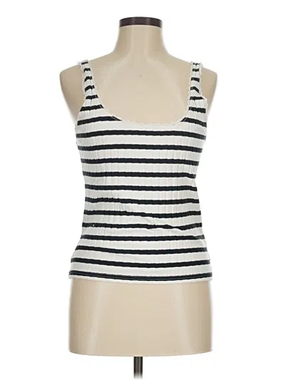 Pre-owned Jcrew Tank Top Ivory Halter Neckline Tops