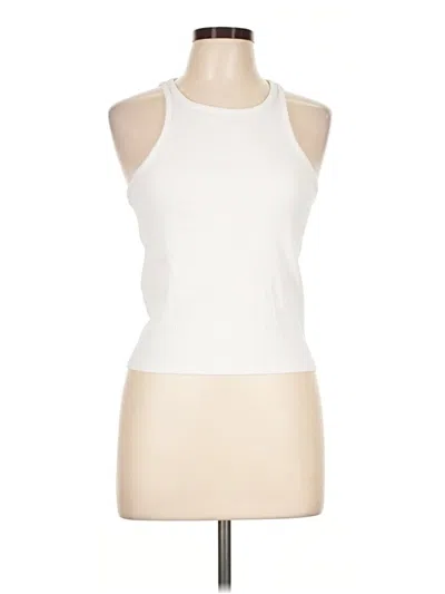 Pre-owned Jcrew Tank Top Ivory Halter Neckline Tops