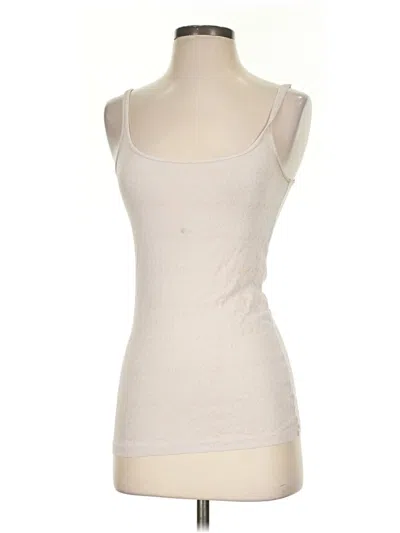 Pre-owned Jcrew Tank Top Ivory Strapless Neckline Tops